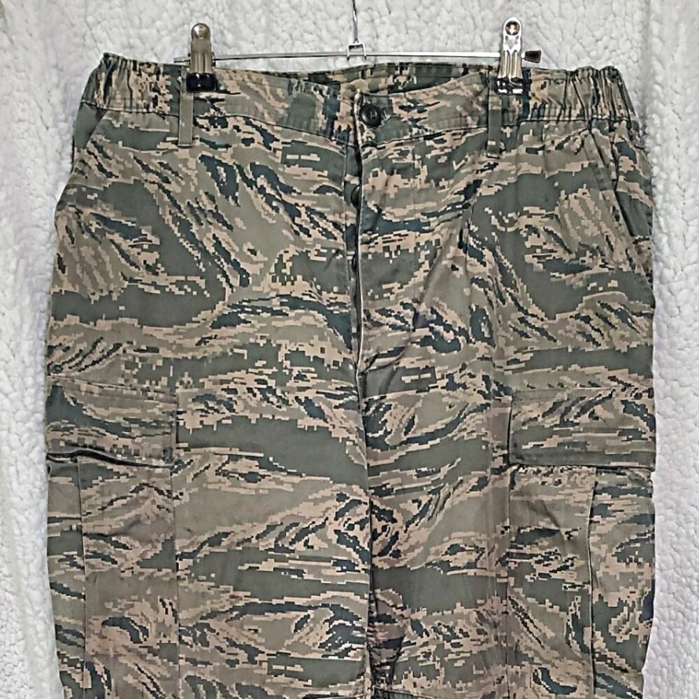 Mens Air Force camo pants utility trouser size 34R